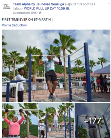 The Team Alpha SXM becomes a true street workout club